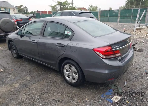 2015 Honda Civic Lx из США, поврежденный, VIN 2HGFB2F57FH501539